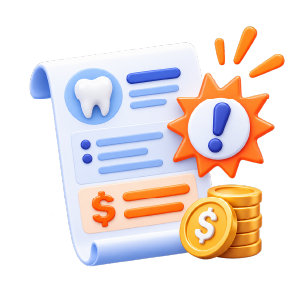 Dental insurance denied claims icon